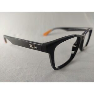 Ray-Ban RB 7025 5417 Black Orange Eyeglasses Frames 53-17-145 Rectangular